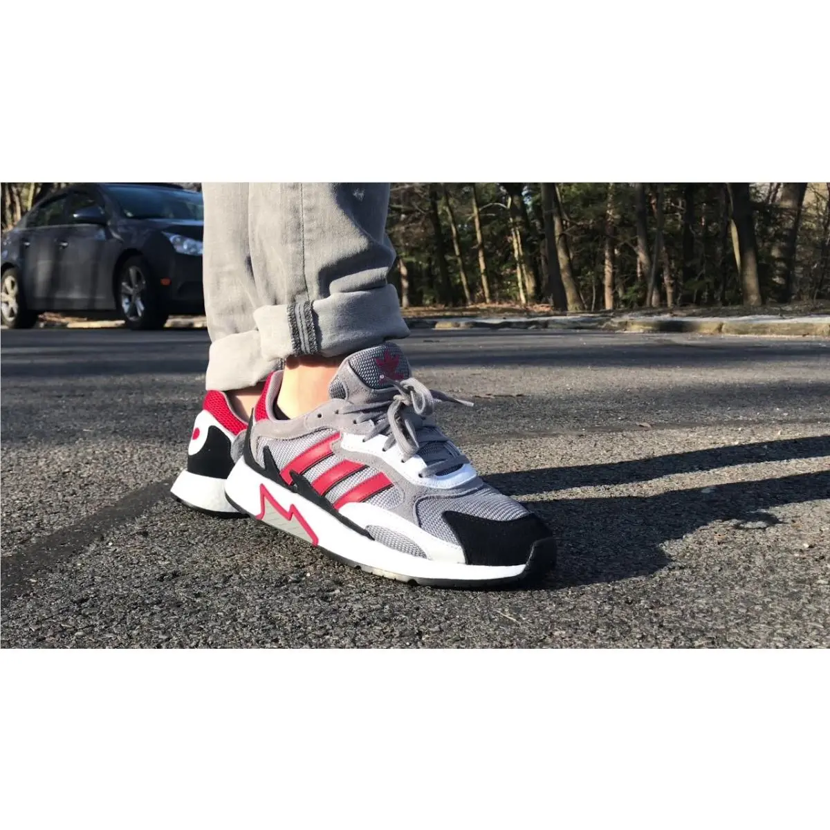 Adidas shoes - Adidas Originals Tresc Run - Originals Tresc Run - EF0765 - Grey Three / Scarlet / Core Black 1