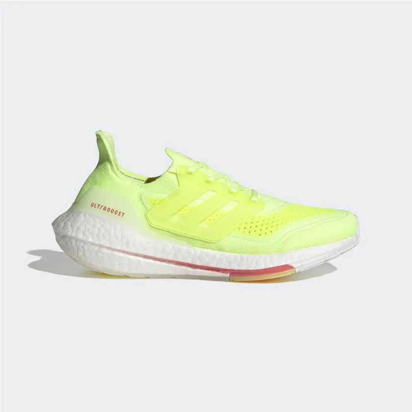 Adidas Ultraboost 21 Womens Running Shoes Hi-res Yellow/cloud White FY0398