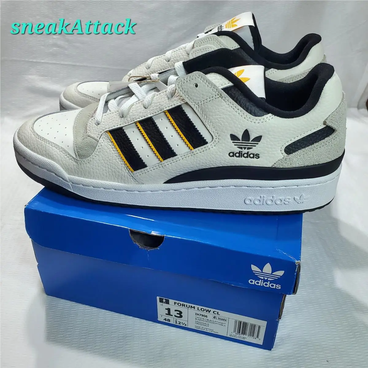 Adidas shoes - Adidas Forum Low CL - Forum Low - IH7906 - White 8