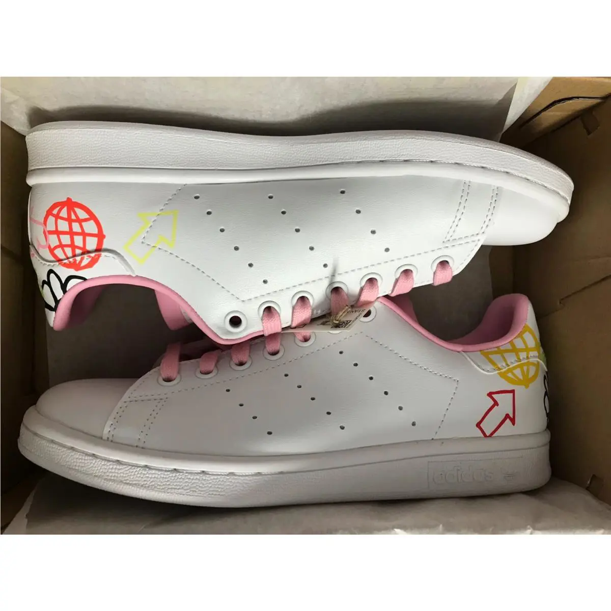 Adidas shoes - Adidas Originals Stan Smith FX5680 - FX5680 - Cloud White / True Pink 11