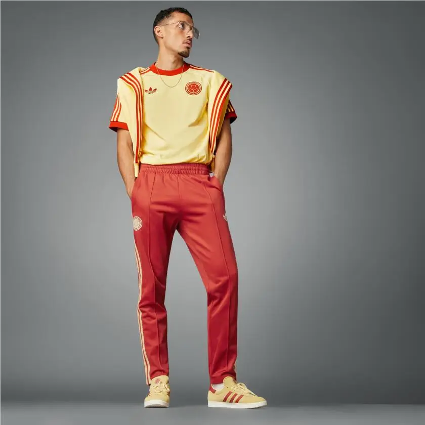 Adidas clothing - IU2186 IU2183 - IU2186 IU2183 - Almost Yellow / Tribe Orange 32