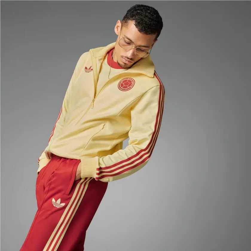 Adidas clothing - IU2186 IU2183 - IU2186 IU2183 - Almost Yellow / Tribe Orange 36