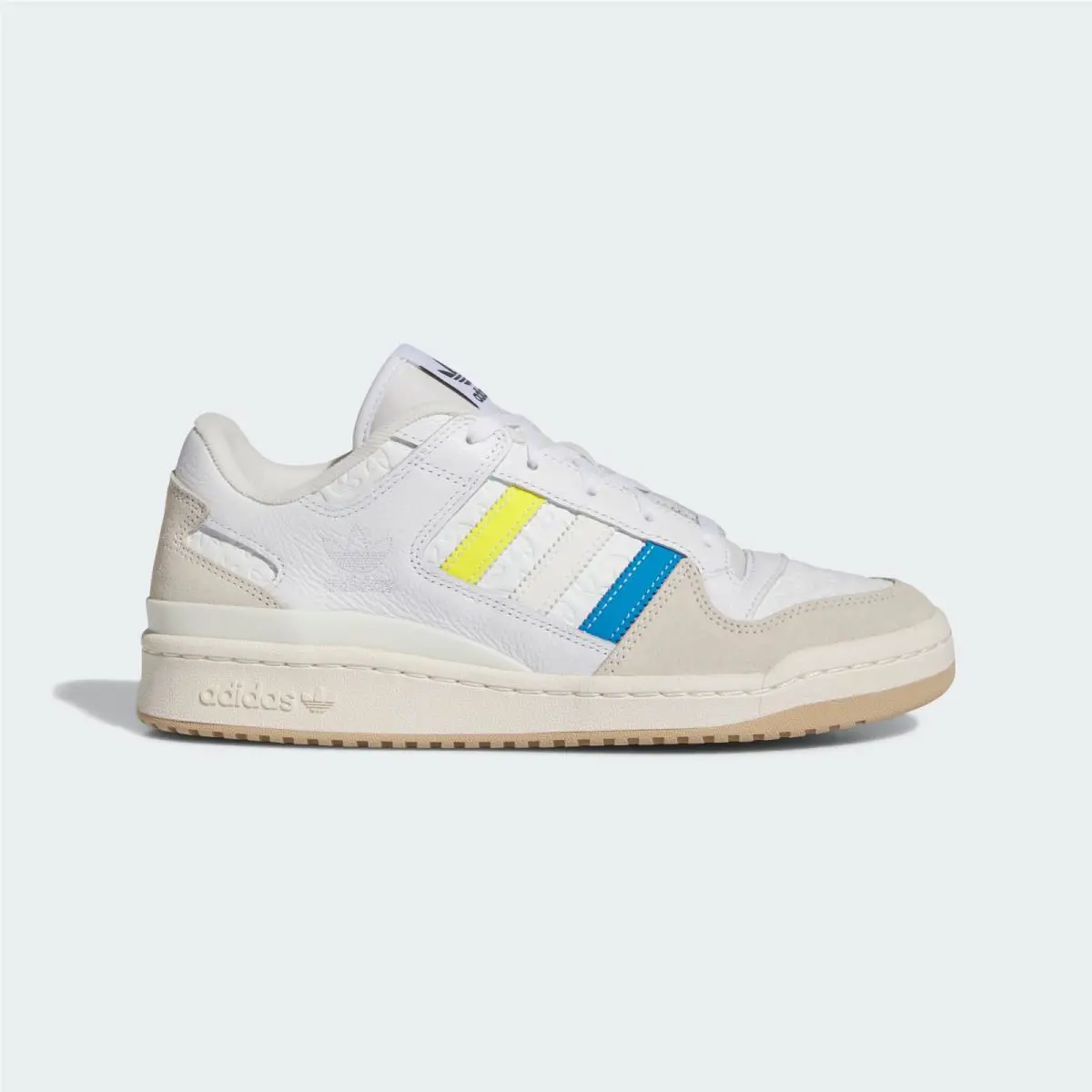 Adidas shoes - Cloud white, Bright Yellow, Bright Blue 8