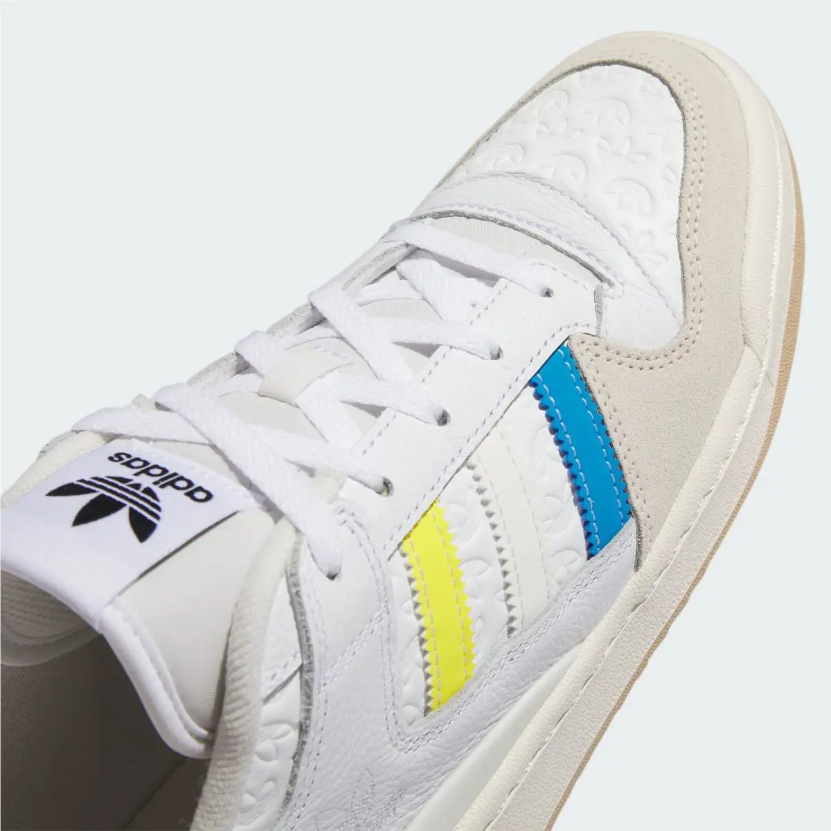 Adidas shoes - Cloud white, Bright Yellow, Bright Blue 11