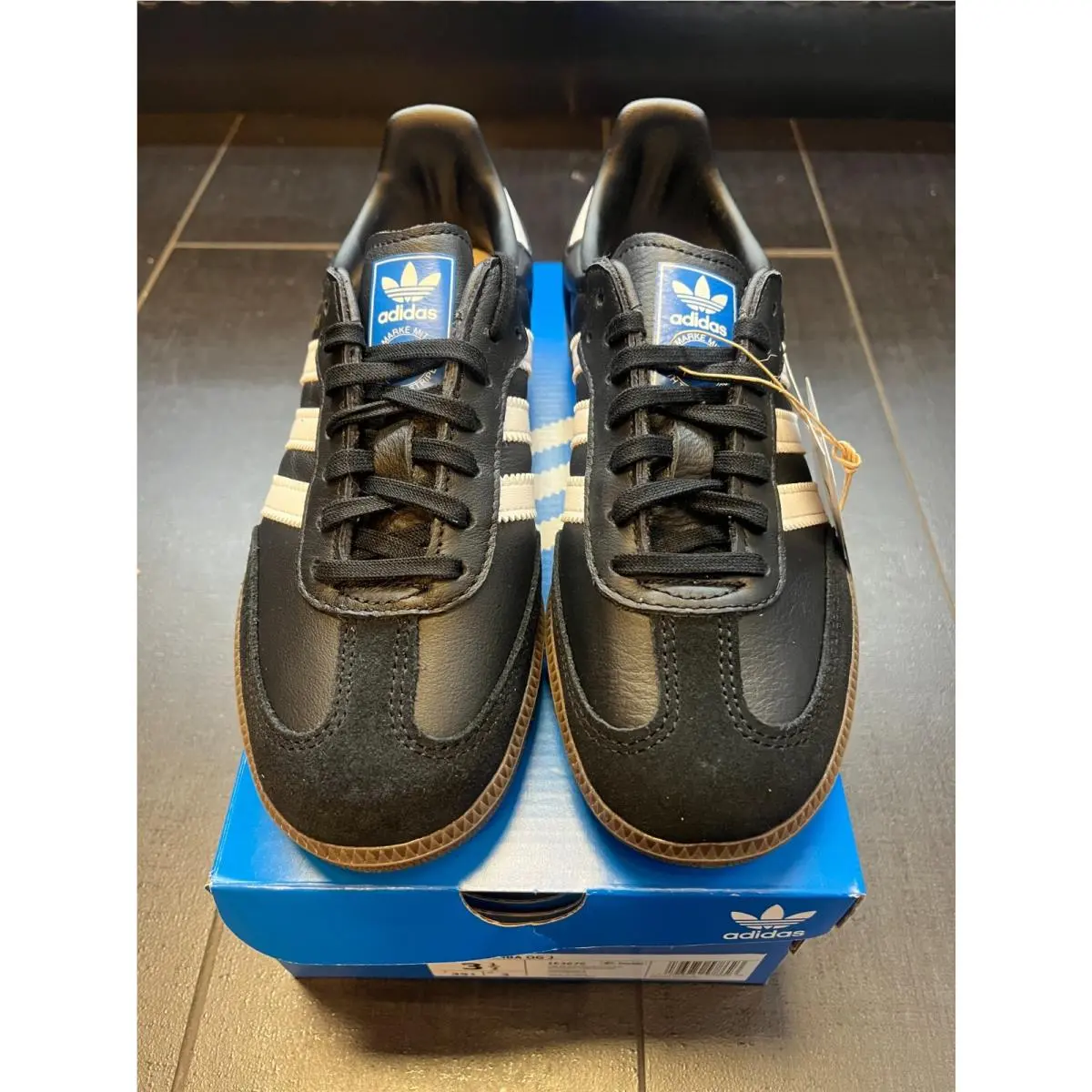Adidas shoes - IE3676 - IE3676 - BLACK AND WHITE 4