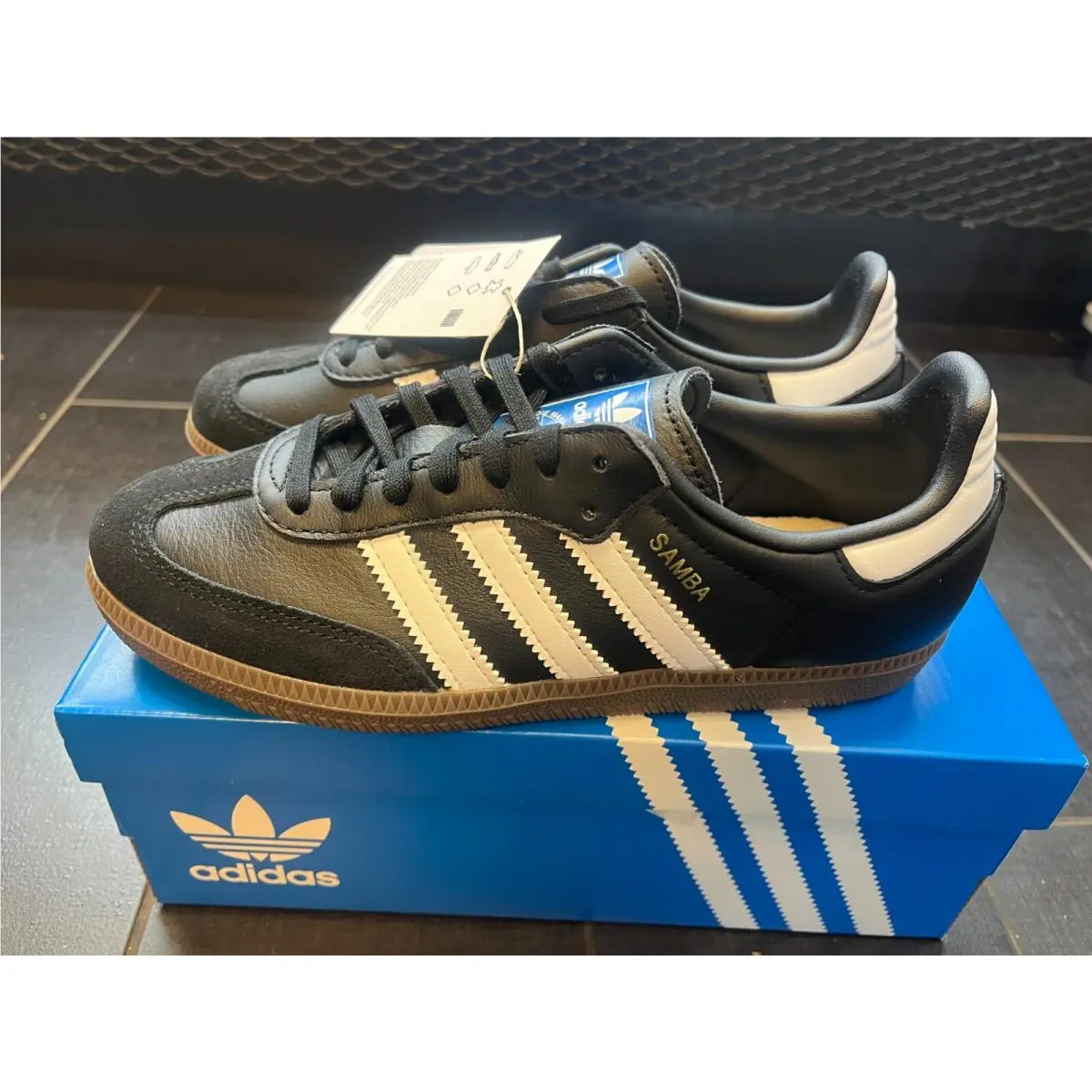 Adidas shoes - IE3676 - IE3676 - BLACK AND WHITE 6