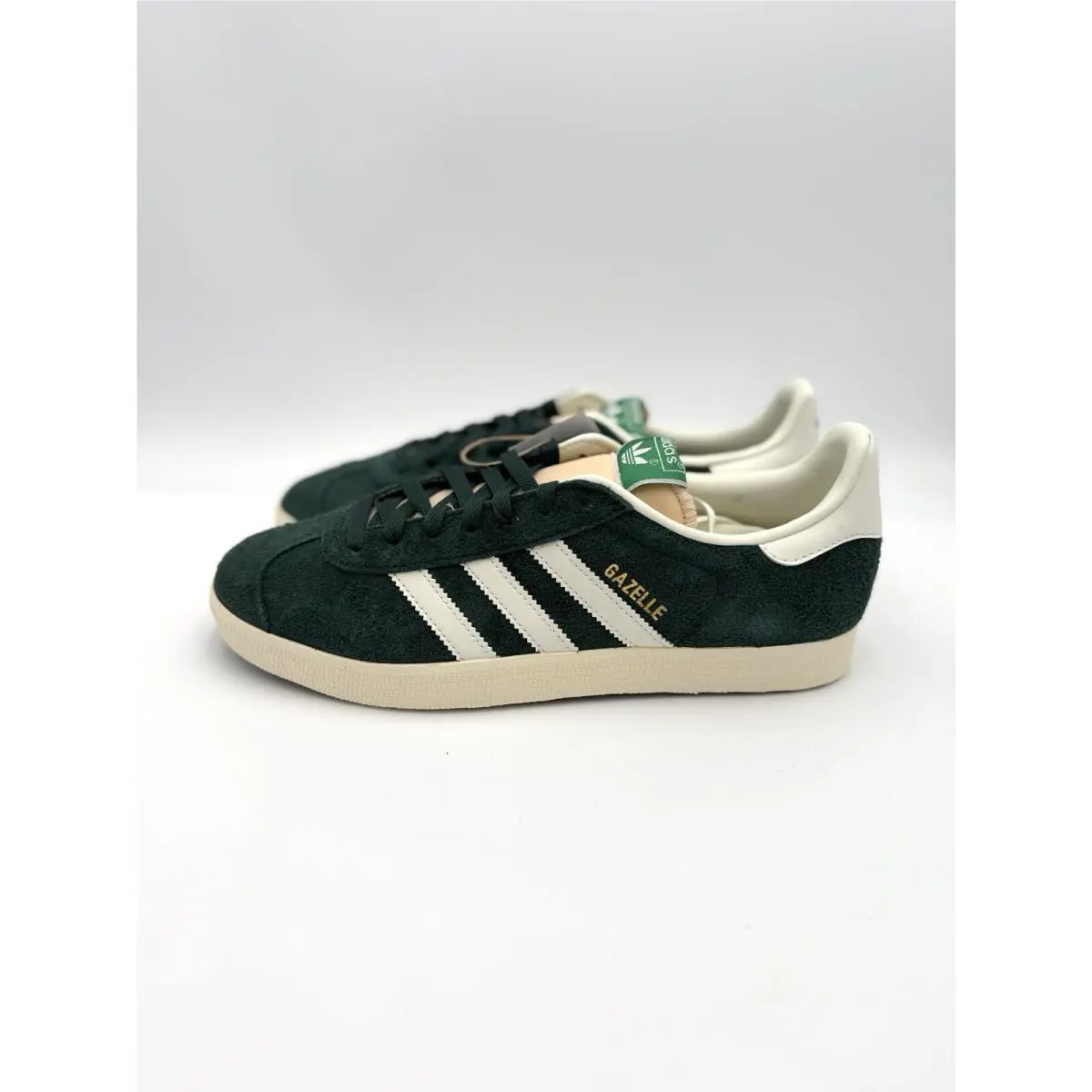 Adidas Originals Gazelle Mineral Green Off White Men Unisex Casual Shoes IF9655