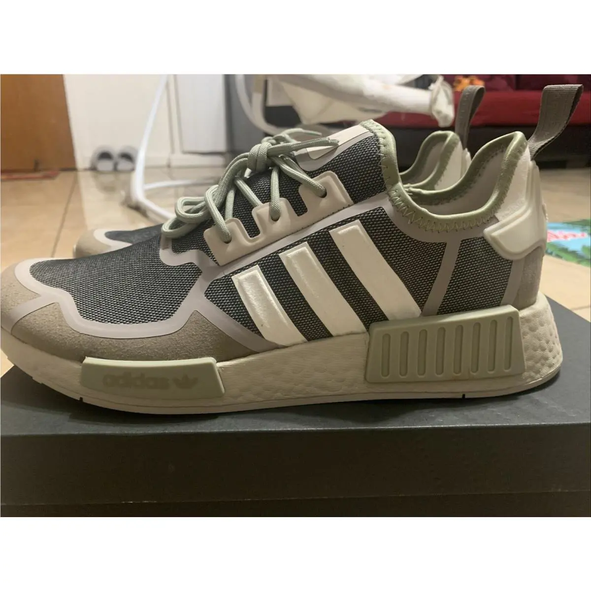 Adidas shoes - adidas NMD R1 - NMD - GX7606 - White 11