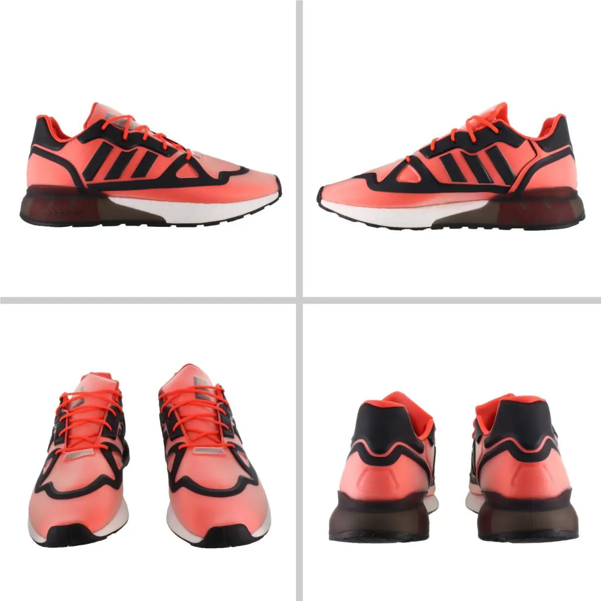 Adidas shoes - Adidas Originals ZX 2K Boost Future Shell - G57957 - Solar Red, Core Black 7
