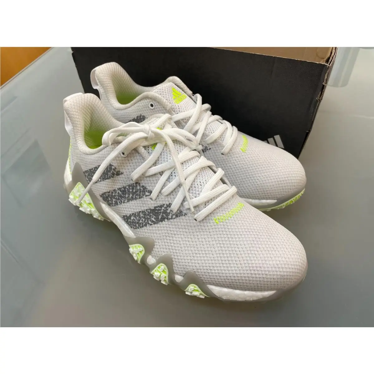 Adidas Codechaos 22 IF1041 Men`s Spikeless Golf Shoes NO Box Lid