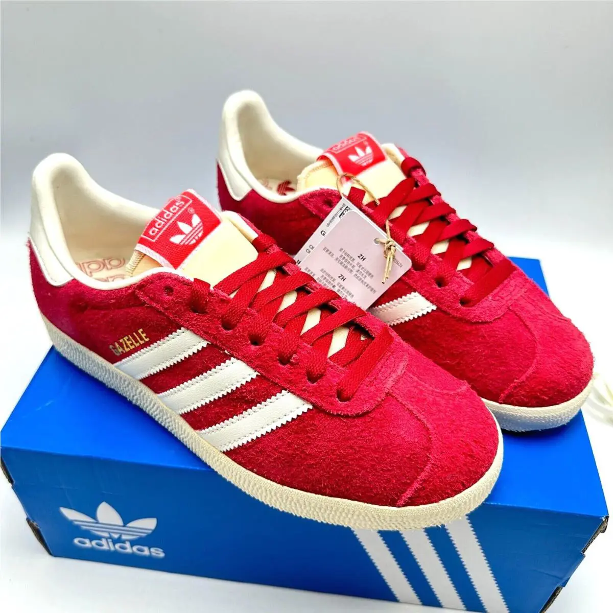 Adidas shoes - adidas Gazelle - Gazelle - IF9652 - Team Victory Red/Off White/Cream White 1