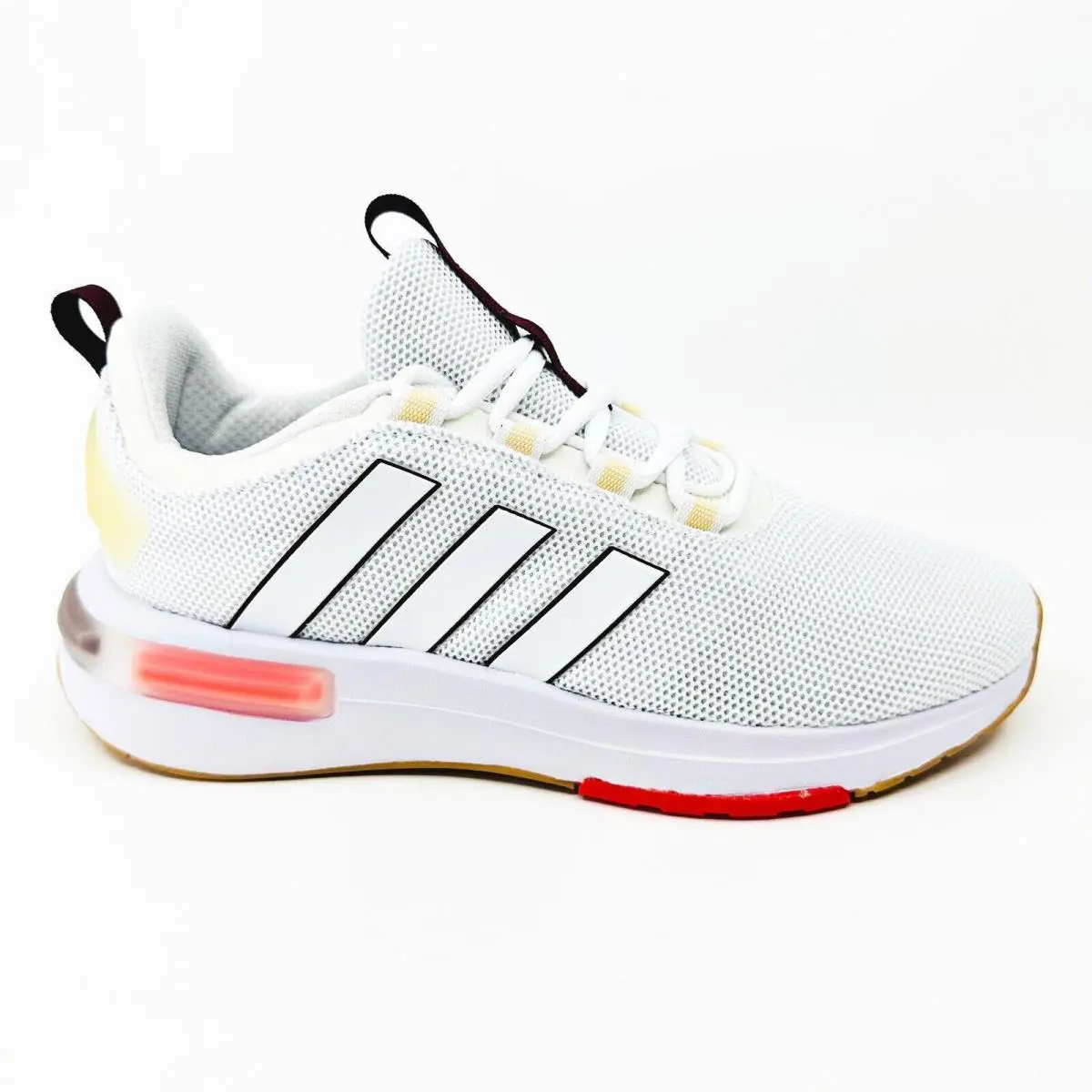 Adidas Racer TR23 White Bright Red Womens Running Shoes IG7344 - White