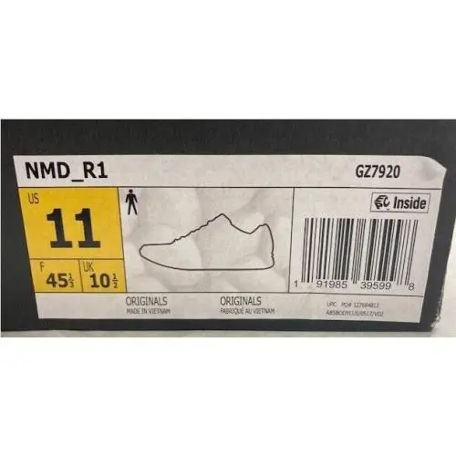 Adidas shoes - adidas NMD R1 - NMD - GZ7920 - Black and White 0