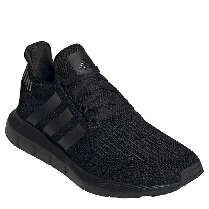 Adidas Womens Swift Run Running Casual Walking Gym Sneaker Shoe - Black