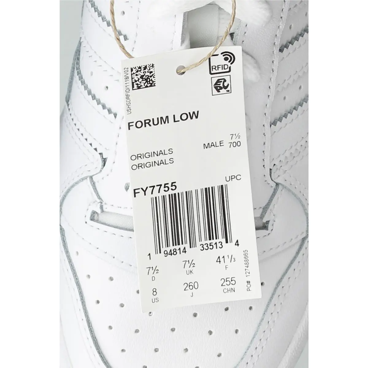 Adidas shoes - Adidas Forum Low - Forum Low - FY7755 - Cloud White 7