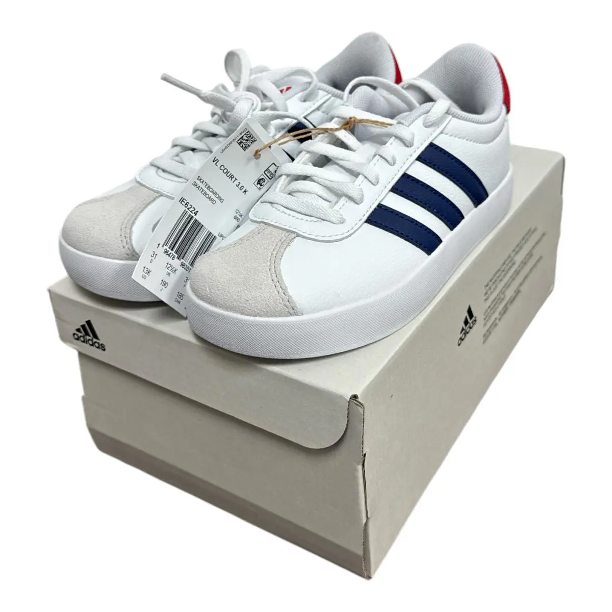 Adidas shoes - adidas Vl Court - Court - Black, Size/: Size:1 ;Black/White 3