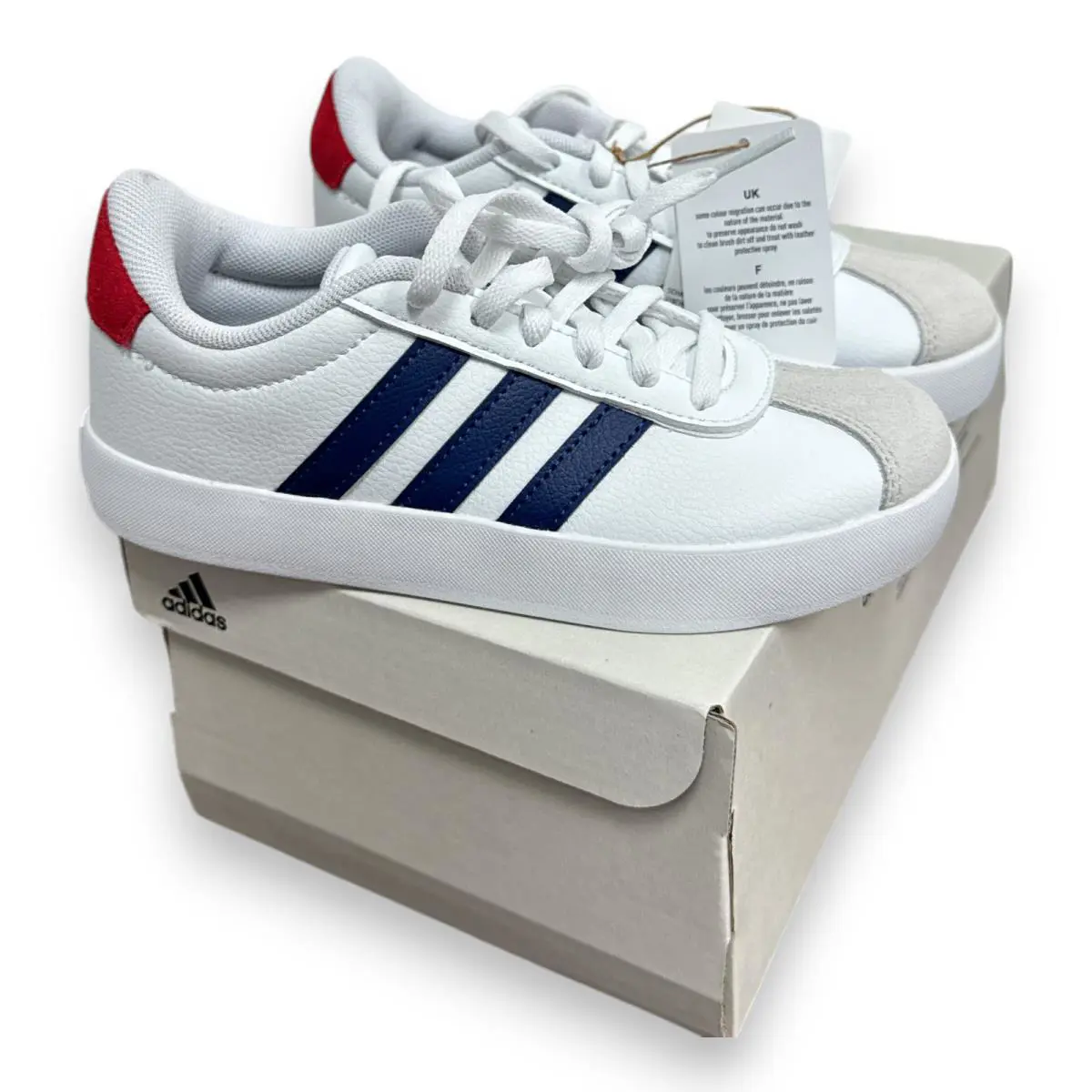 Adidas shoes - adidas Vl Court - Court - Black, Size/: Size:1 ;Black/White 4
