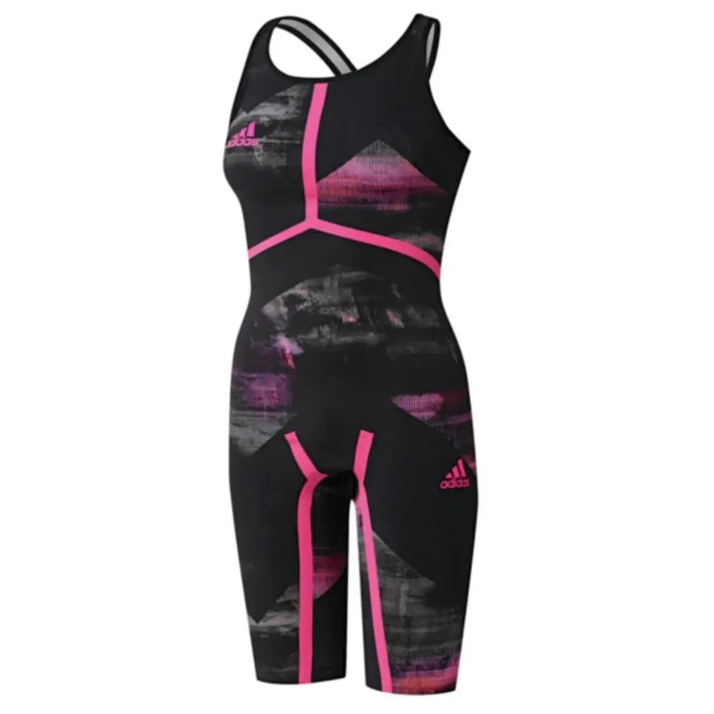 Adidas clothing - ADIDAS Adizero XVIII Freestyle Closed Back Kneesuit Swim Suit - CD5234 - Black 0