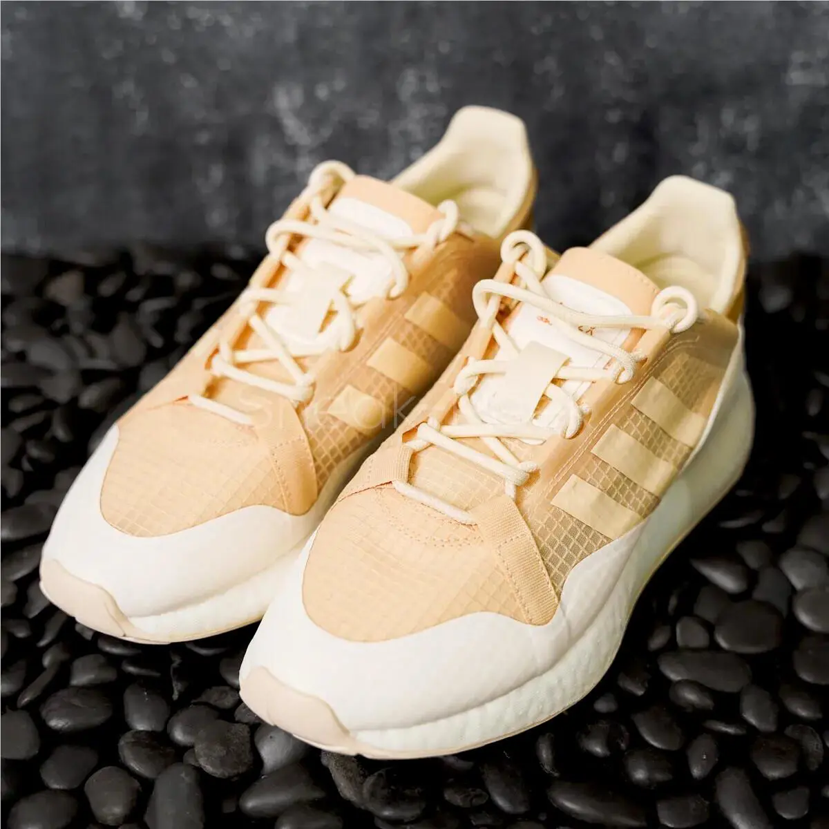 Adidas shoes - Adidas ZX 2K Boost - Boost - Adidas Women Shoes - Nude/White 0