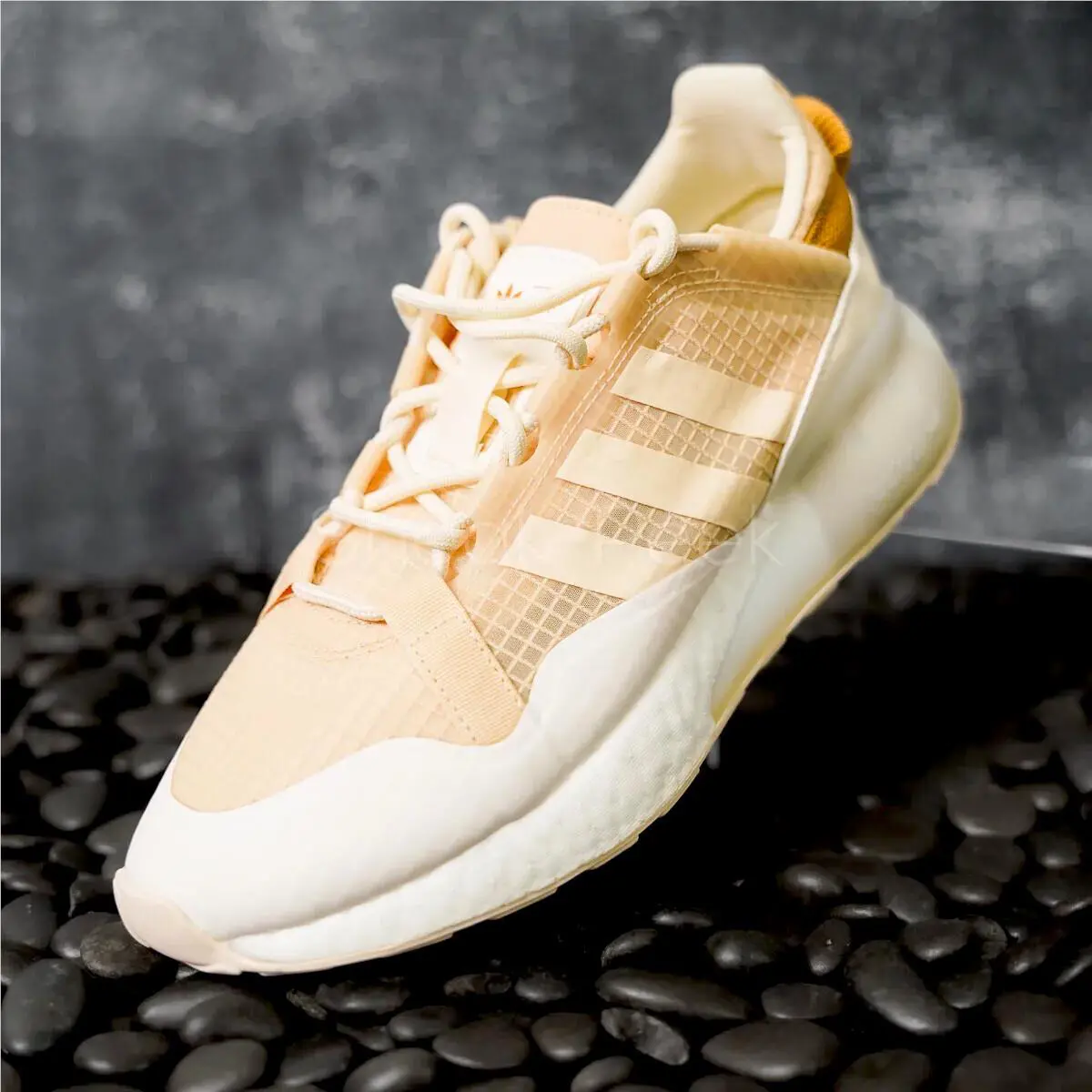 Adidas shoes - Adidas ZX 2K Boost - Boost - Adidas Women Shoes - Nude/White 3