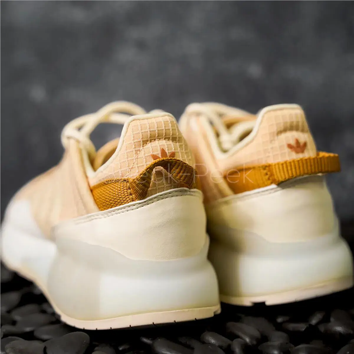 Adidas shoes - Adidas ZX 2K Boost - Boost - Adidas Women Shoes - Nude/White 5