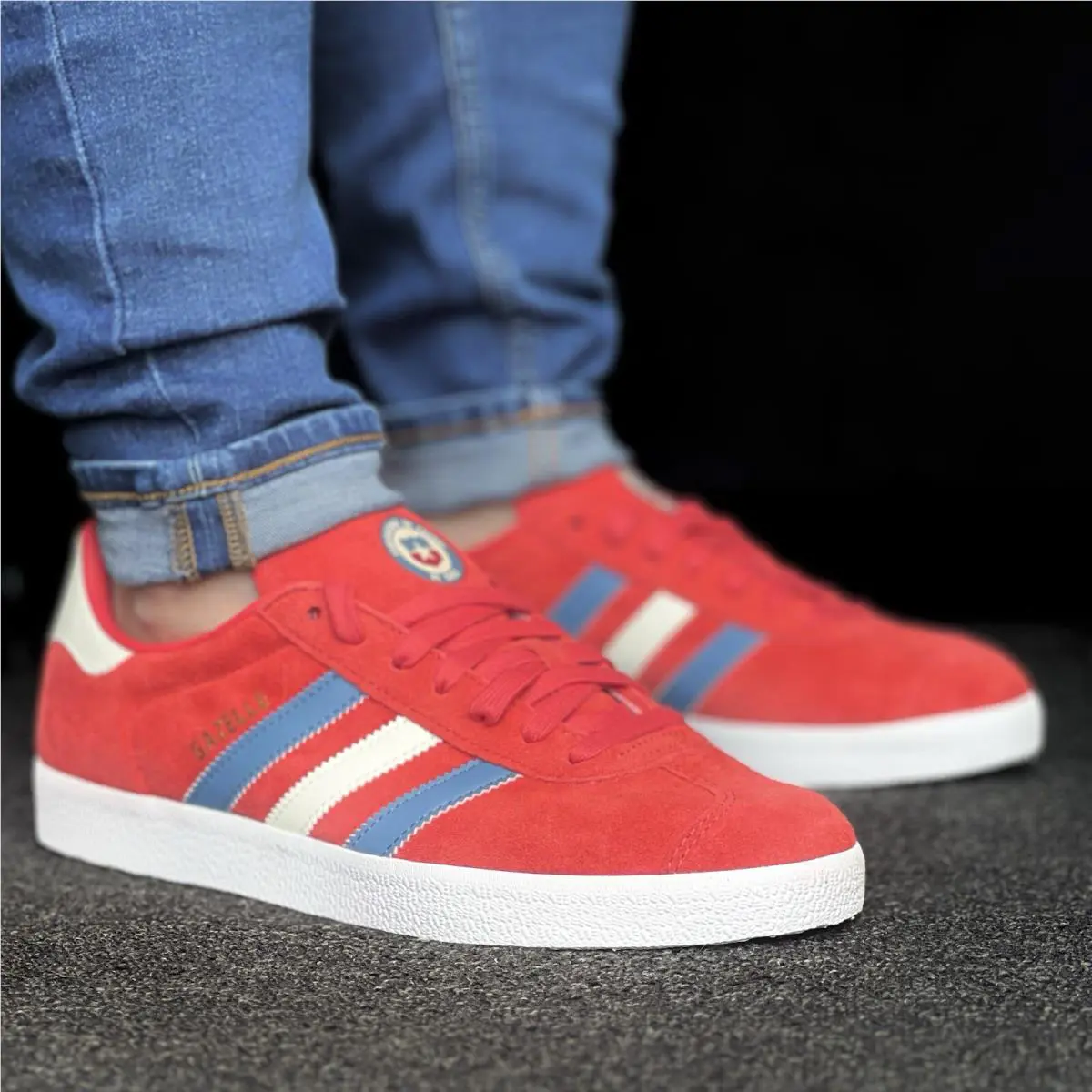 Adidas shoes - adidas Gazelle - Gazelle - Adidas Originals Gazelle - Red 9