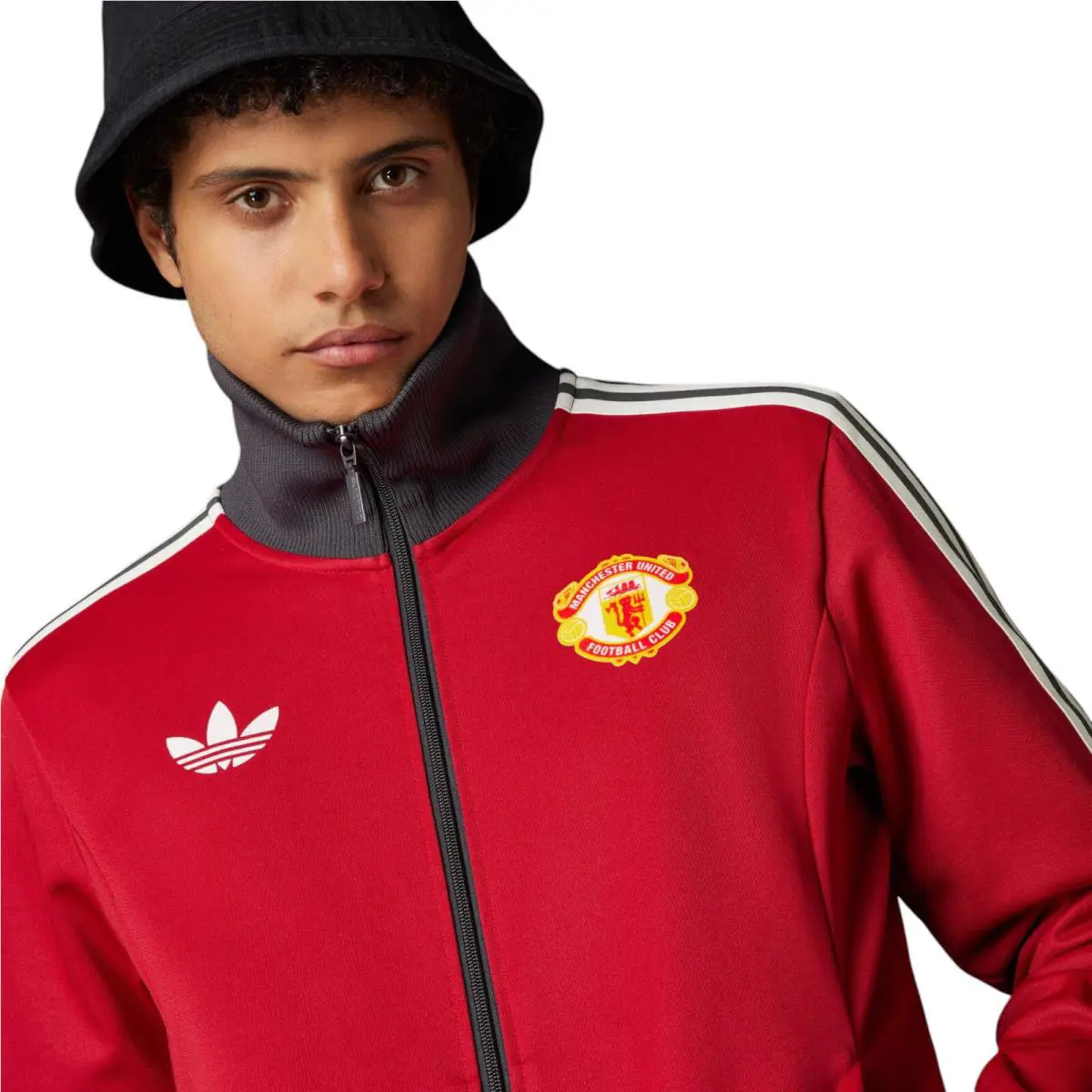 Adidas clothing - Manchester United Beckenbauer Track Suit - Red & Black 16