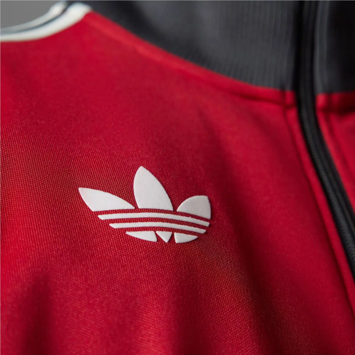 Adidas clothing - Manchester United Beckenbauer Track Suit - Red & Black 17