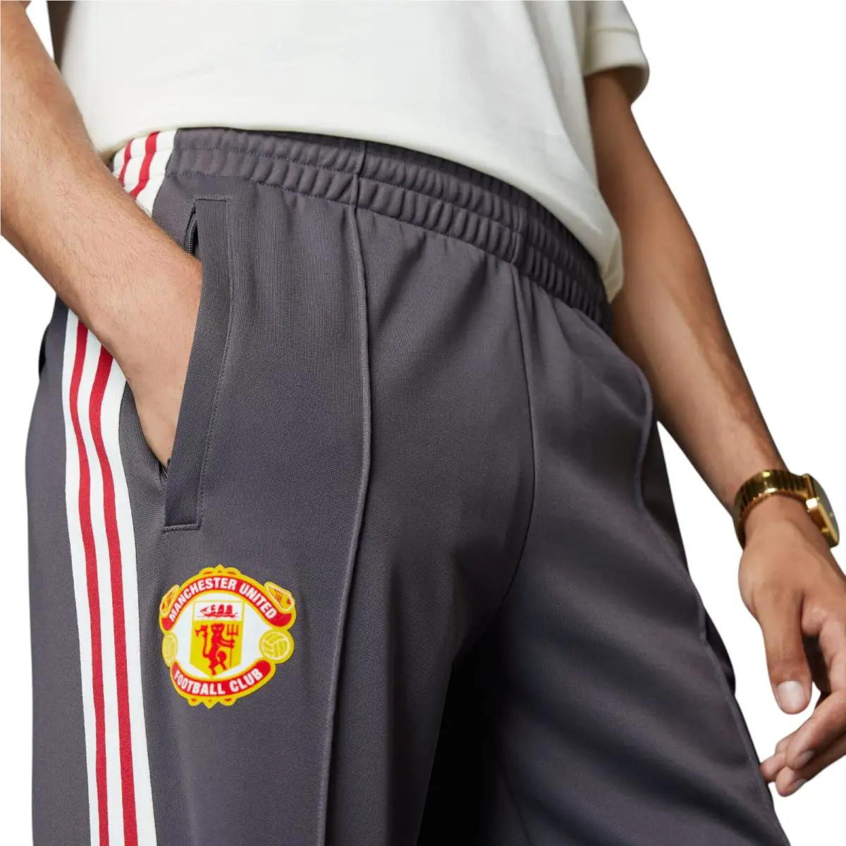 Adidas clothing - Manchester United Beckenbauer Track Suit - Red & Black 21