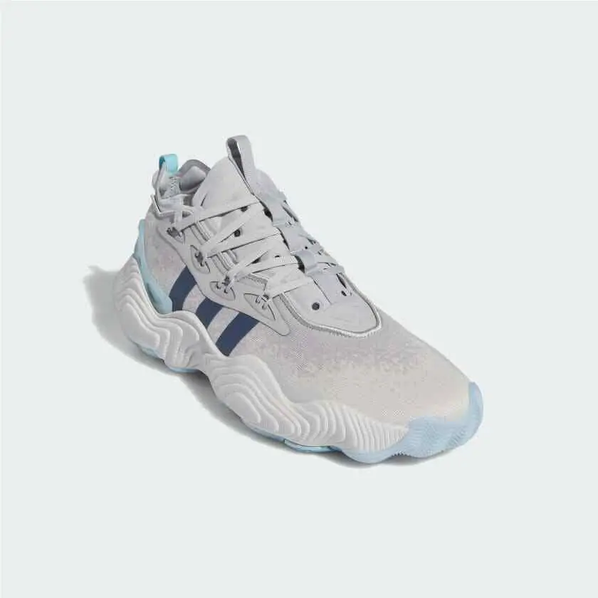 Adidas shoes - Trae Young 3 - Trae Young - IE2708 - Grey Two / Preloved Ink / Grey One 2
