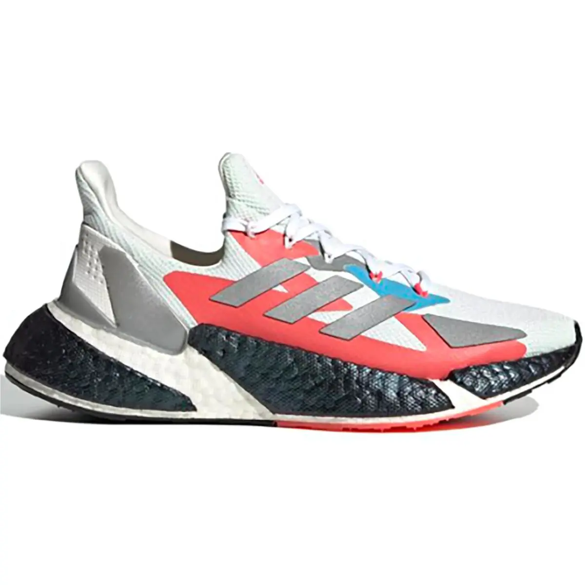 Adidas shoes - Crystal White / Silver Metallic / Signal Green 3