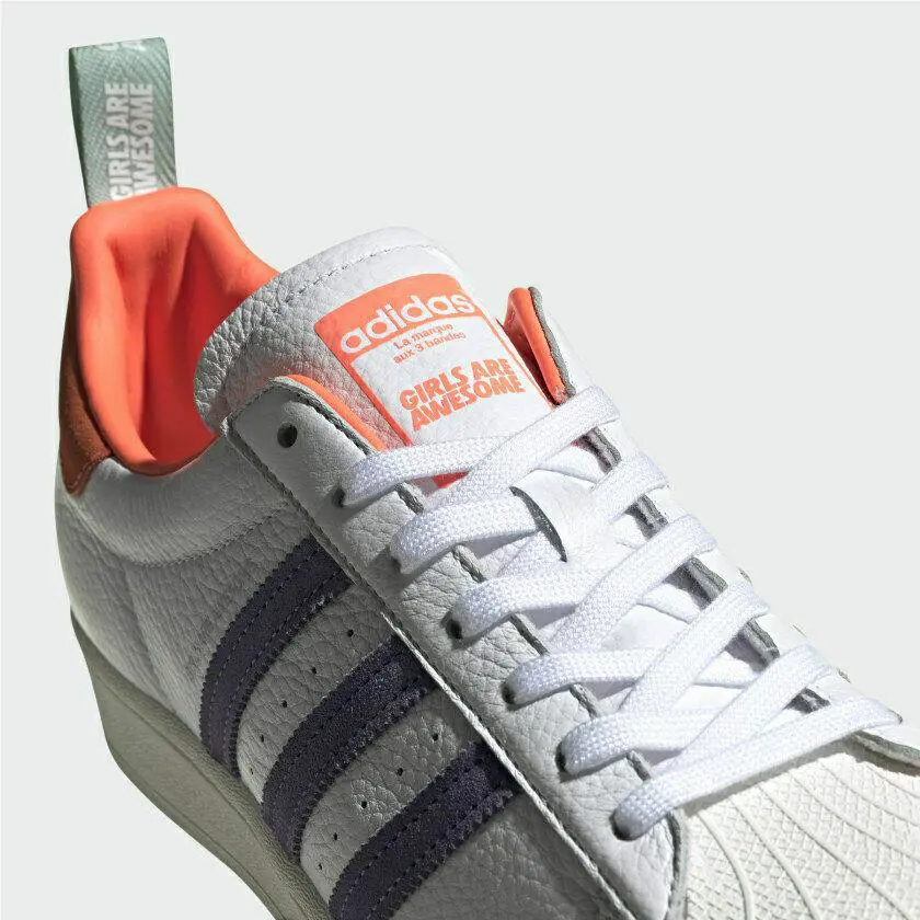 Adidas shoes - Originals Superstar - Originals Superstar - FW8087 - Cloud White / Icey Pink / Signal Coral 9