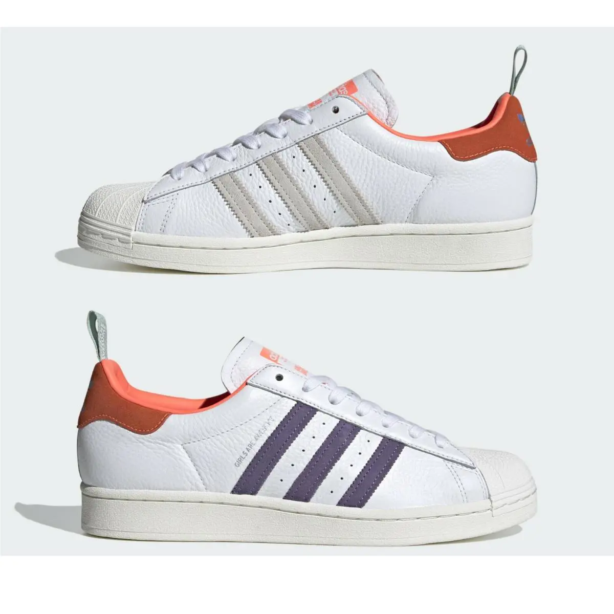 Adidas shoes - Originals Superstar - Originals Superstar - FW8087 - Cloud White / Icey Pink / Signal Coral 5