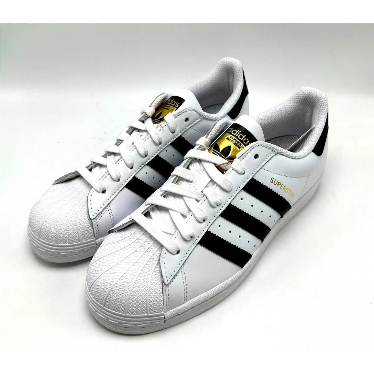 Adidas Originals Superstar White Black EG4958 Men`s sz 8-13