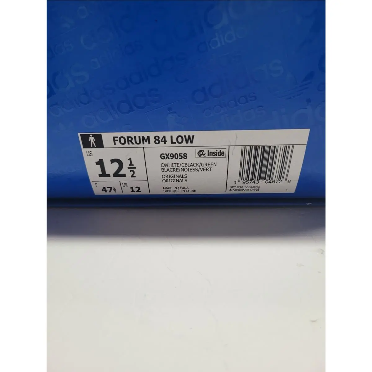 Adidas shoes - GX9058 - GX9058 - White Black Green 9