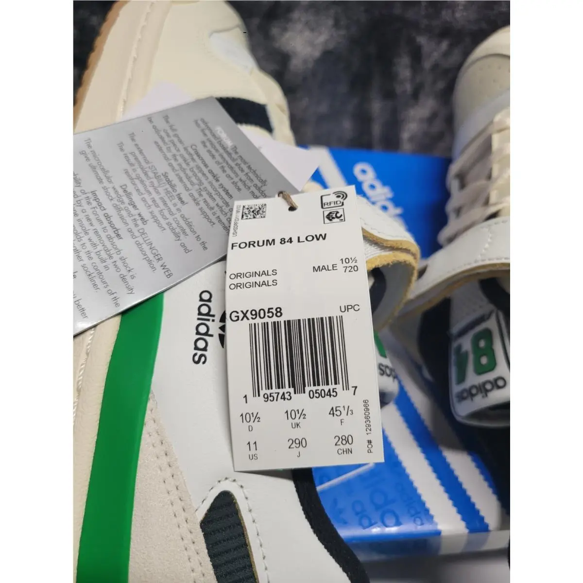 Adidas shoes - GX9058 - GX9058 - White Black Green 4