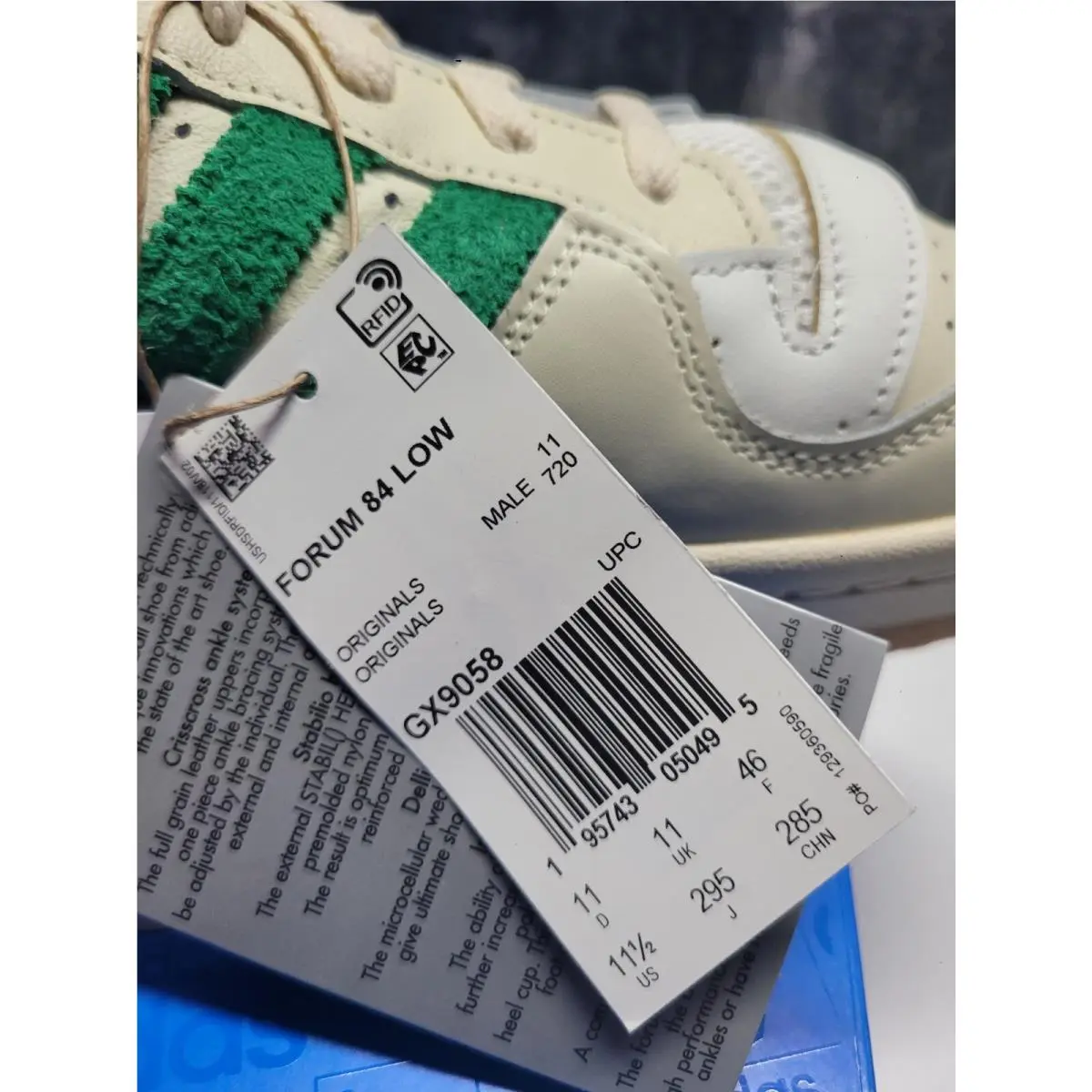 Adidas shoes - GX9058 - GX9058 - White Black Green 20