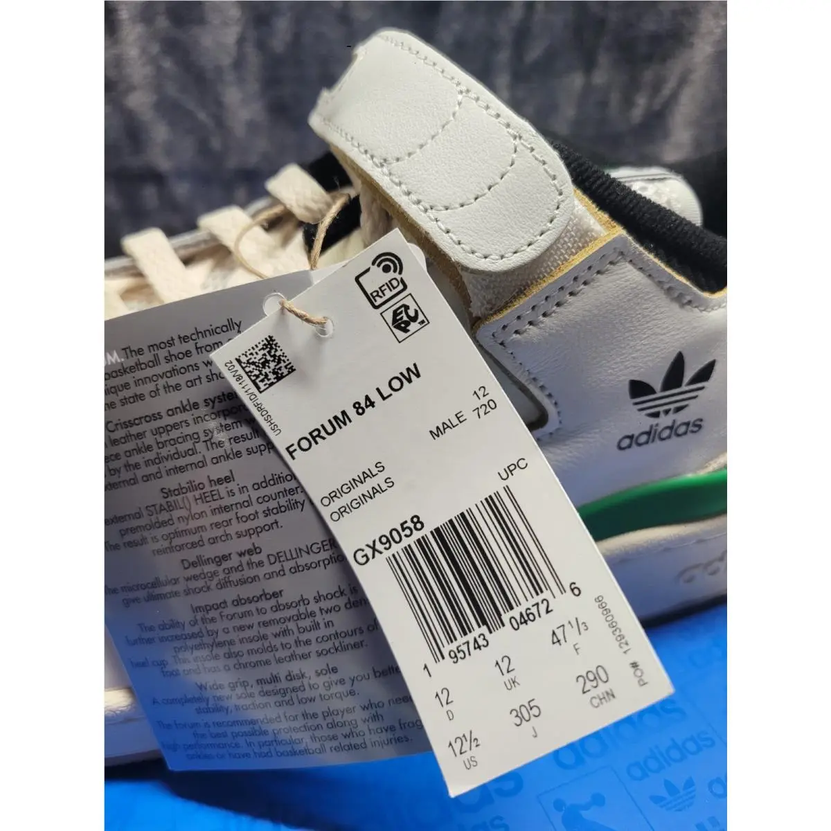 Adidas shoes - GX9058 - GX9058 - White Black Green 21