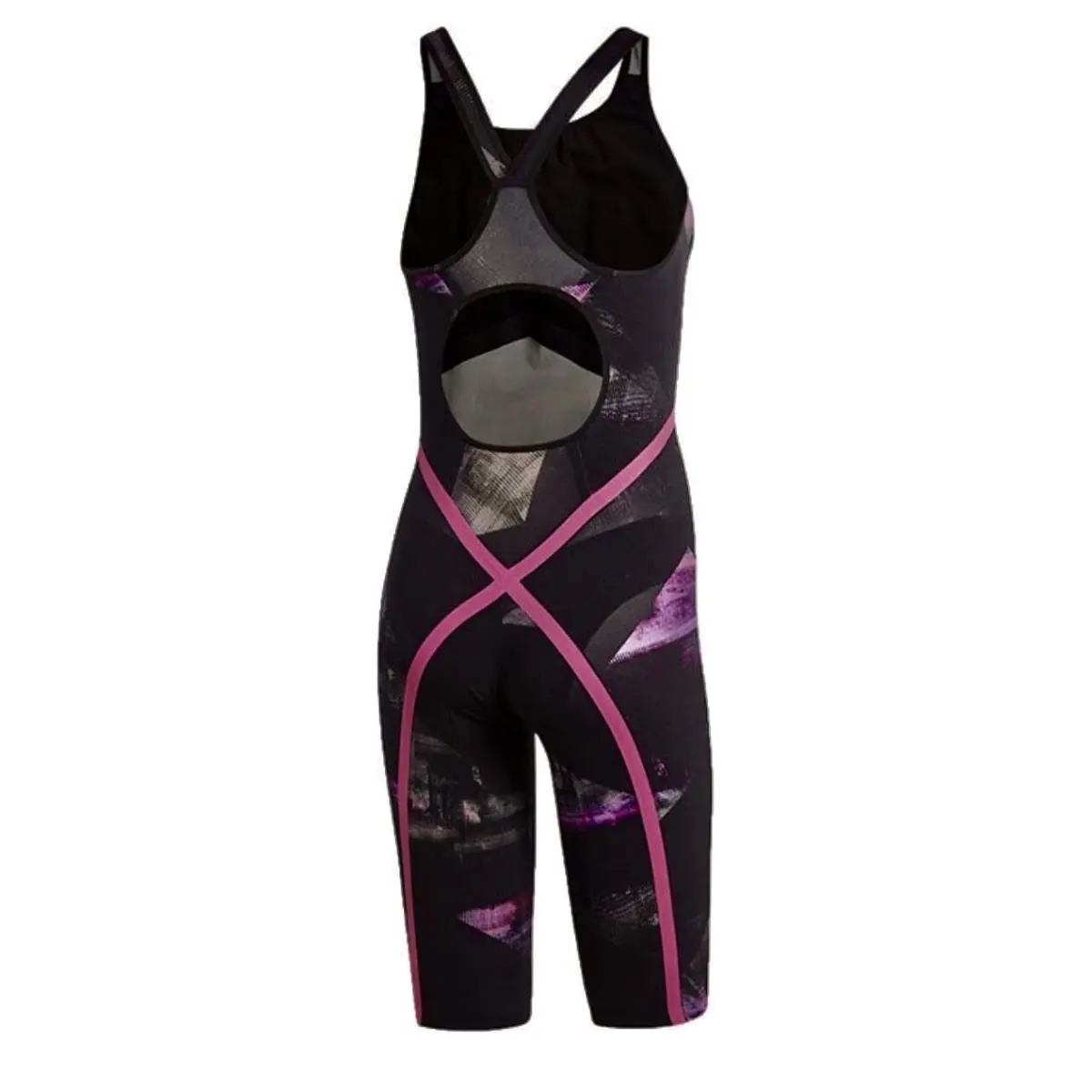 Adidas clothing - ADIDAS Adizero XVIII Freestyle Open Back Kneesuit Swim Suit - CD5235 - Black 1