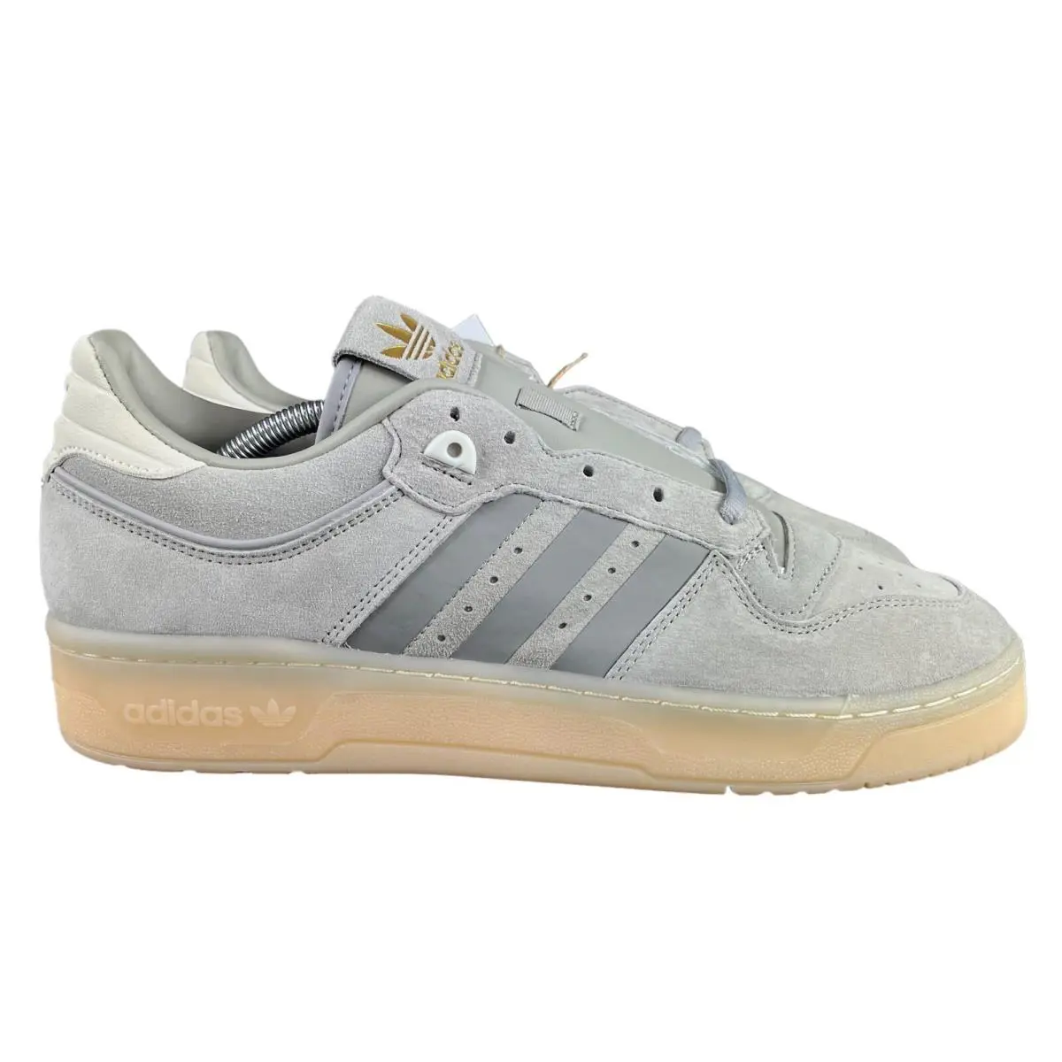 Adidas Rivalry Low 86 Sesame Grey Off White Shoes FZ6323 Men`s Sizes 7.5 - 13 - grey