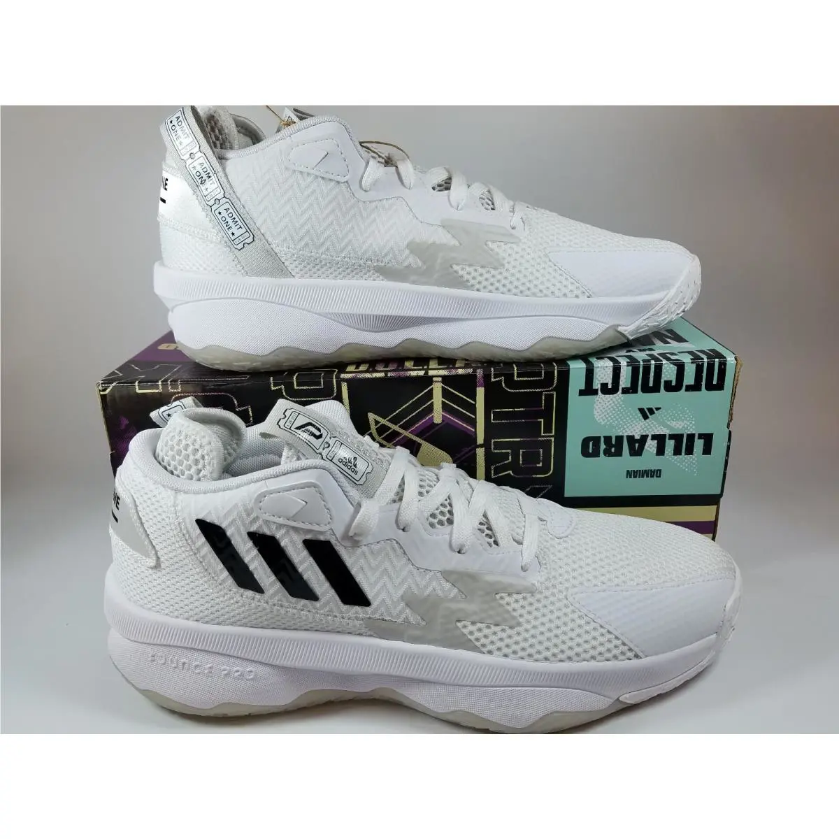 Adidas shoes - adidas Dame 8 - Dame - White 12
