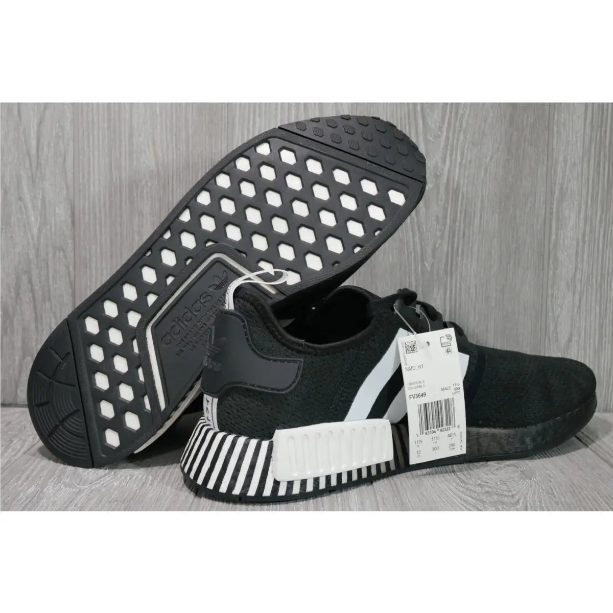 Adidas shoes - adidas NMD R1 - NMD - FV3649 - Black 4