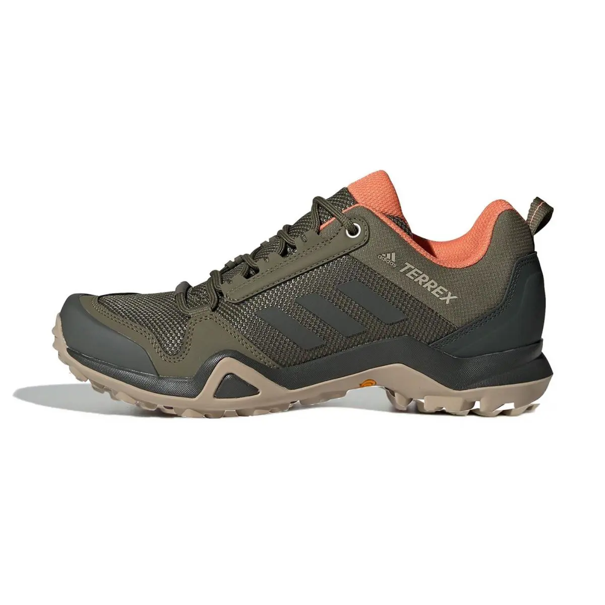 G26545 Womens Adidas Terrex AX3 - Raw Khaki/Legend Earth/Semi Coral