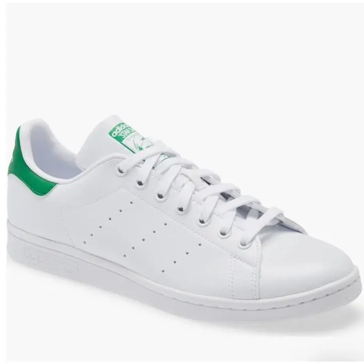 Men Adidas Stan Smith Low Top Athletic Sneaker Shoes White/green FX5502