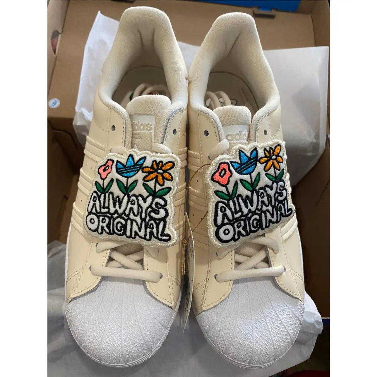 Adidas shoes - SUPERSTAR - SUPERSTAR - GW0592 - Beige/White 17