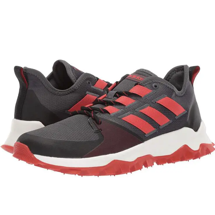 Adidas Men’s Kanadia Trail Running / Hiking Shoes Black / Red / Gray F36059 - Black, Manufacturer: Black, White, Red, Gray