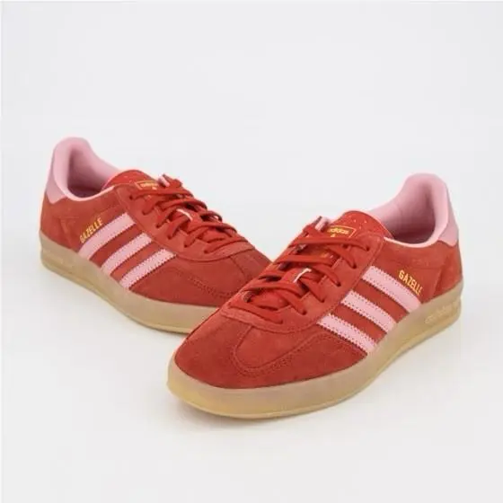 Adidas shoes - Adidas Originals Gazelle Indoor - Originals Gazelle Indoor - Adidas Womens Sneakers - Red 9