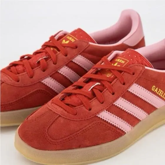 Adidas shoes - Adidas Originals Gazelle Indoor - Originals Gazelle Indoor - Adidas Womens Sneakers - Red 7