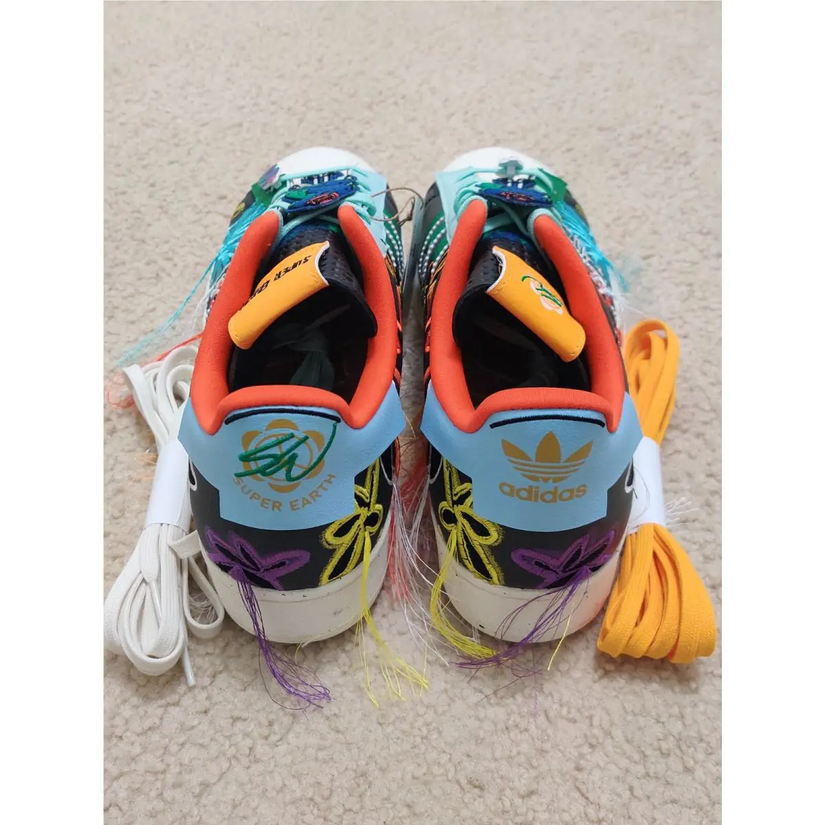 Adidas shoes - adidas Superstar Sean Wotherspoon - Superstar Sean Wotherspoon - GX3823 - Core Black/Bright Yellow/Green 2