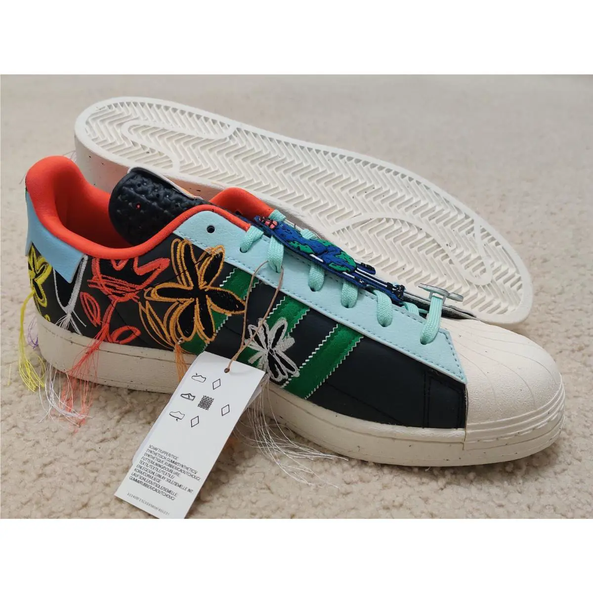 Adidas shoes - adidas Superstar Sean Wotherspoon - Superstar Sean Wotherspoon - GX3823 - Core Black/Bright Yellow/Green 0